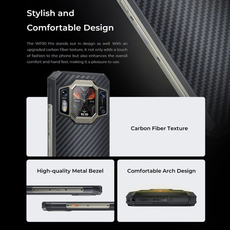 Oukitel WP30 Pro 5G, IP68/IP69K, 108MP Camera, 11000mAh, 6.78 inch + 1.8 inch MediaTek Dimensity 8050 Octa-core 3.0GHz, NFC, OTG, Network: 5G, WP30 Pro 5G 12GB+512GB Oukitel WP30 Pro 5G, IP68/IP69K, 108MP Camera, 11000mAh, 6.78 inch + 1.8 inch MediaTek Dimensity 8050 Octa-core 3.0GHz, NFC, OTG, Network: 5G, WP30 Pro 5G 12GB+512GB